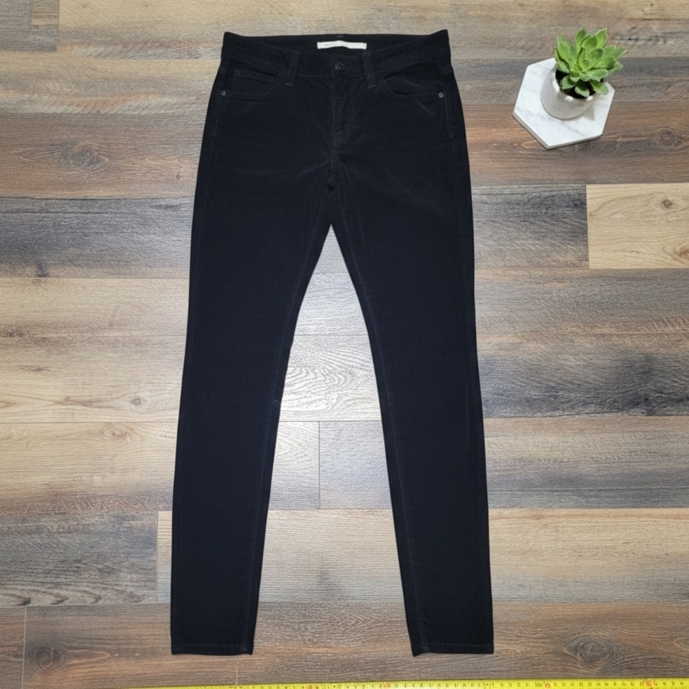 Vince Black Corduroy Skinny Jeans Size 25 Women's Stretch Fine-Wale Designer